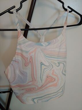 Old Navy Marble Pattern Sports Bra